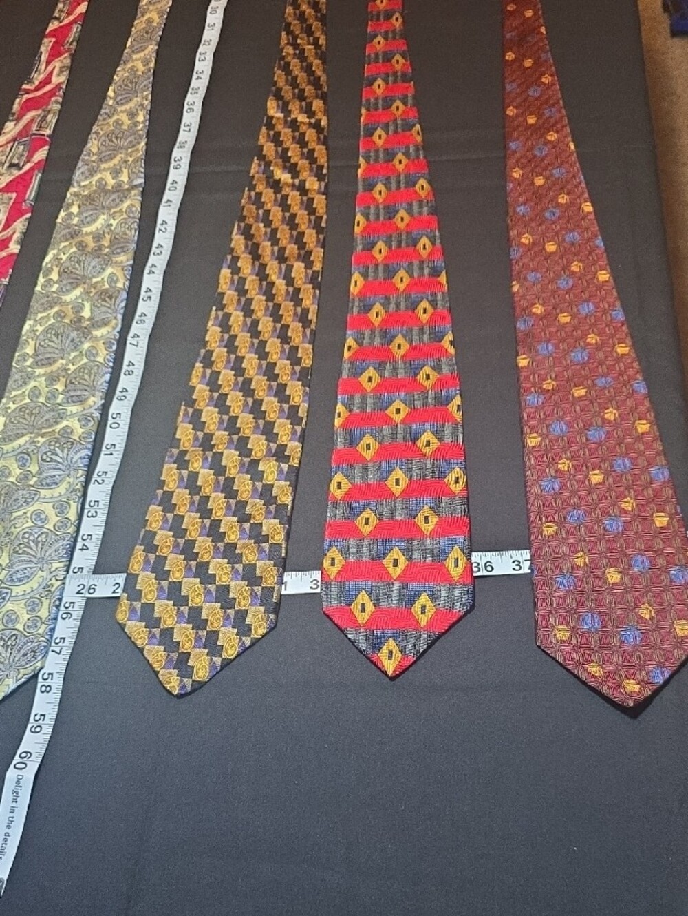 Lot of 6 Robert Talbott men’s silk ties. - Picture 3 of 16